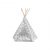 Charlie’s Tipi Tent Dog Bed Zig Zag Grey Extra Large