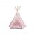 Charlie’s Tipi Tent Dog Bed Zig Zag Pink Medium