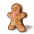 Christmas By Pet Circle Tough Gingerbread Large Plush Dog Toy