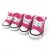 Doggytopia Lace Up Canvas Dog Sneakers Pink Size 2