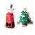 Fringe Studio Santa Ready Plush Dog Toy Each