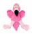 FuzzYard Flat Out Nasties Flo the Flamingo Dog Toy