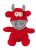 FuzzYard Flat Out Nasties Jordan the Bull Dog Toy