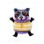 Fuzzu Cat Tea Cups Raccoon Toy Each