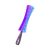 GiGwi Push To Mute Johnny Stick Purple/Blue