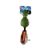 GiGwi Push To Mute Plush Tail Duck Green