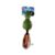 GiGwi Push To Mute Plush Tail Duck Green