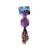 GiGwi Push To Mute Plush Tail Duck Purple