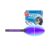 GiGwi Push To Mute Rugby Ball Purple/Blue