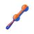 GiGwi Push to Mute Dumbbell Blue/Orange