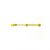 Gummi Dog Collar Yellow Slick Medium