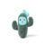 Gummi Pals Dog Toy Cactus
