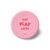 Gummi Silicone Frisbee Dog Toy Pink