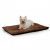 K&H Orthopedic Dual-Thermostat Low-Voltage Heated Pet Bed – Cream- Large
