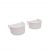 Kazoo D Feeder 2 Pack White Medium