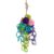 Kazoo Hanging Bird Toy Colourful Wicker Ball Bouquet
