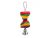 Kazoo Wooden Bird Toy Rectangular Chips & Bell Small 11 x 4cm