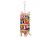 Kazoo Wooden Bird Toy Tower Sisal Rope & Beads Large 36 x 6cm