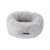 La Doggie Vita Bed Plush Donut Silver Large
