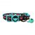 La Doggie Vita Black Geo Fashion Cat Collar