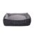 La Doggie Vita Bolster Bed Central Black