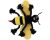 La Doggie Vita Buzz Off Bee Plush Rope Toy