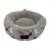 La Doggie Vita Catisse Taupe Donut Cat Bed
