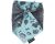 La Doggie Vita Dog Treats Charcoal Bandana M/l