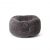 La Doggie Vita Donut Luxe Plush Charcoal Pet Bed Large