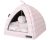 La Doggie Vita Intrepid Pink Cat Igloo Os