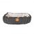 Mog & Bone 4 Seasons Reversible Dog Bed – Black Metallic Cross – Large