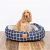 Mog & Bone 4 Seasons Reversible Dog Bed – Navy Check – Large