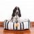 Mog & Bone 4 Seasons Reversible Dog Bed – Pebble Black Brush Stroke – Large