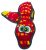 Outward Hound Tough Seamz 6-Squeaker Snake Dog Toy with No Stuffing