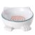 Paws For Life Cat Shaped Ceramic Pet Bowl White