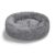 Paws For Life Plush Calming Bed Grey