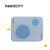 Pawzcity Waterproof Travel Mat Miami Blue 1 Pack