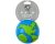 Planet Dog Orbee Tuff Orbee Large Blue/green
