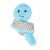 Prestige Snuggle Pals Plush Earthworm With Squeaker Ball And Crinkle Blue Each