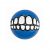 Rogz Grinz Ball Dog Toy Blue Small