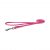 Rogz Leather Round Fixed Lead Pink Small