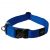 Rogz Utility Side-Release Collar with Reflective Stitching – Blue – XXL (Landing Strip)