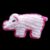 Ruff Play Durable Toy Tuff Pig