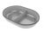 Surefeed Feeder Split Bowl by Sureflap-Grey