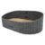The Catsentials Oval Felt Cat Scratcher Bed Grey