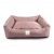 Ts Isleep Linen Bed Pink Large