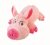 Yours Droolly Cuddlies Pink Pig Dog Toy Medium