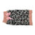 Zeez Knitted Leopard Print Dog Sweater With Bow Grey/Pink 1 X Small
