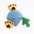 Zippy Paws Burrow Interactive Dog Toy – Diamond & Paws with 3 Squeaker Toys