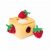 Zippy Paws Burrow Interactive Dog Toy – Strawberry Waffles